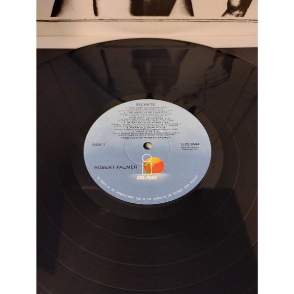 Robert Palmer Secrets Vinyl Record Island 1979 ILPS9544 - Picture 4 of 6